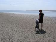 Ellen en Myrthe op Terschelling