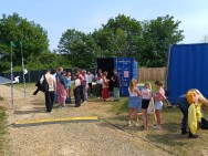 Foto van de Artez-container na Voorbij duikbare diepte