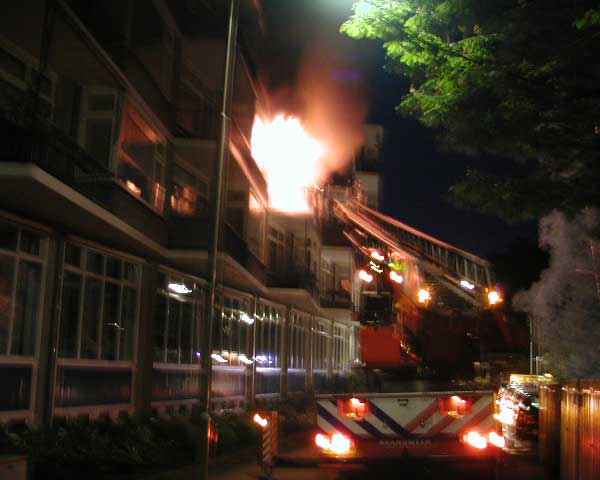 Brand in de flat