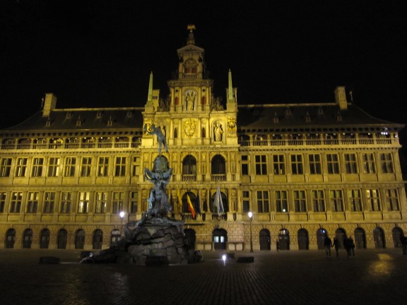 Antwerpen in de nacht